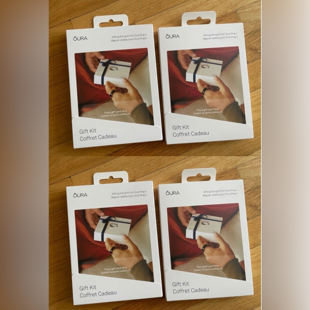 Oura Ring 4 Gift Sizing Kit 4pk (Brand New, sealed)